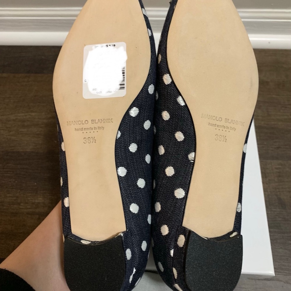 ⛔️SOLD⛔️New Manolo blahnik Hangisi flat size 8.5 - Picture 4 of 5